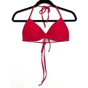 Body Glove Women's Baby Love Padded Smoothies Triangle Bikini Top Red Medium